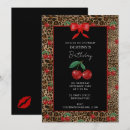 Search for red leopard birthday invitations Cheetah