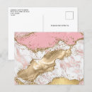 Search for rose gold faux foil postcards Luxury
