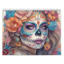 Recherche de fille de crâne bureau fournitures Dia de los muertos