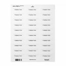 Search for packaging return address labels Black and white