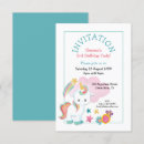 Search for pink and teal birthday invitations Girl