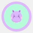 Search for hippos labels Purple hippo