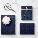 Search for blue and black wrapping paper For him