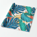 Search for trendy wrapping paper Tropical