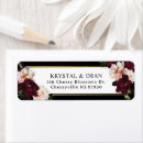 Search for burgandy return address labels Couple