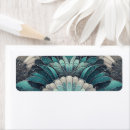 Search for contemporary art return address labels Blue