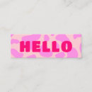 Search for cow print business cards For her