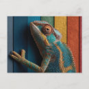 Recherche de caméléons cartes postales Lézard