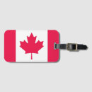 Recherche de canadien bagages étiquettes Drapeau