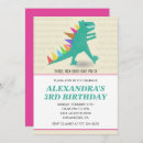 Recherche de 3 rex invitations Fête des dinosaures