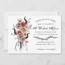Search for floral halloween invitations Gothic