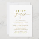 Search for elegant 50th wedding anniversary invitations Simple