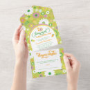 Search for tri fold baby shower invitations Retro