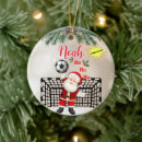 Search for soccer goalie ornaments Player