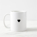Search for white heart mugs Minimalist