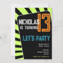 Search for 13th boys birthday invitations For him