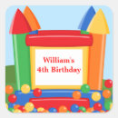 Search for bounce stickers Birthday party