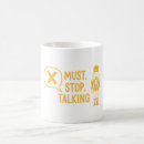Search for stop talking mugs Sarcasm