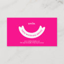 Search for whitening business cards White teeth