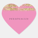 Search for faux pink glitter stickers Gold