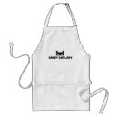 Search for crazy lady aprons Cat