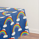 Search for rainbow tablecloths Girly