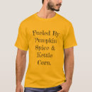 Recherche de épice de citrouille tshirts Typographie