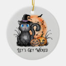 Search for wicked ornaments Black cat