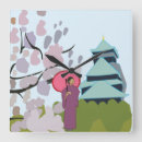 Recherche de le japon horloges Sakura
