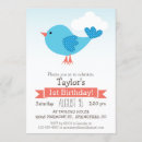 Recherche de bird birthday invitations Rétro