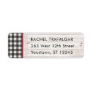 Search for buffalo check return address labels Farmhouse style