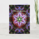 Search for fractal christmas cards Red