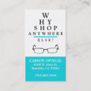Recherche de optométrie cartes visite Yeux