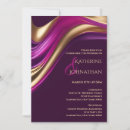 Search for fuchsia and gold wedding invitations Purple