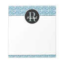 Recherche de tendance blocsnotes Monogrammé