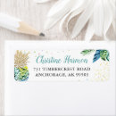 Search for aloha return address labels Tropical