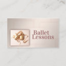 Search for dance studio business cards Elegant