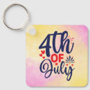 Search for happy fourth keychains Flag