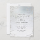 Search for blue and silver engagement party invitations Couple