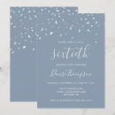 Search for dusty blue birthday invitations Silver