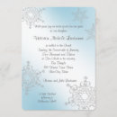 Search for ice blue and silver invitations Winter