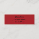 Recherche de skinny cartes visite Business