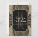 Search for art deco engagement party invitations Chic