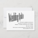 Search for postponement wedding save the dates Black and white