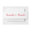 Search for floral wedding invitation belly bands Classy