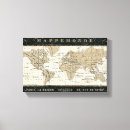 Search for black and white world map posters Vintage