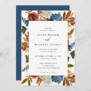 Search for navy and rust wedding invitations Floral