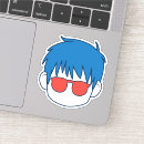 Search for anime boy stickers Cartoon