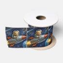 Search for space rocket ribbon Stars