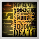 Search for heavy metal posters Design